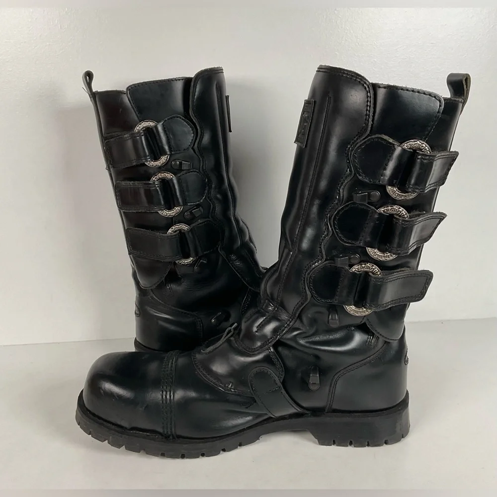Underground England Gladiator Boots | Quintuple Buckle | UK 10 | US 11